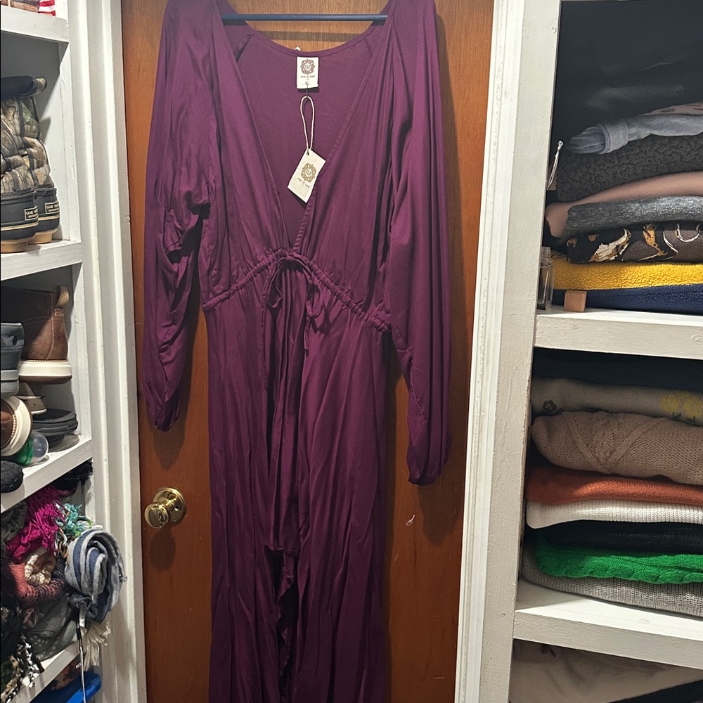 ELF Violet Maxi Dress